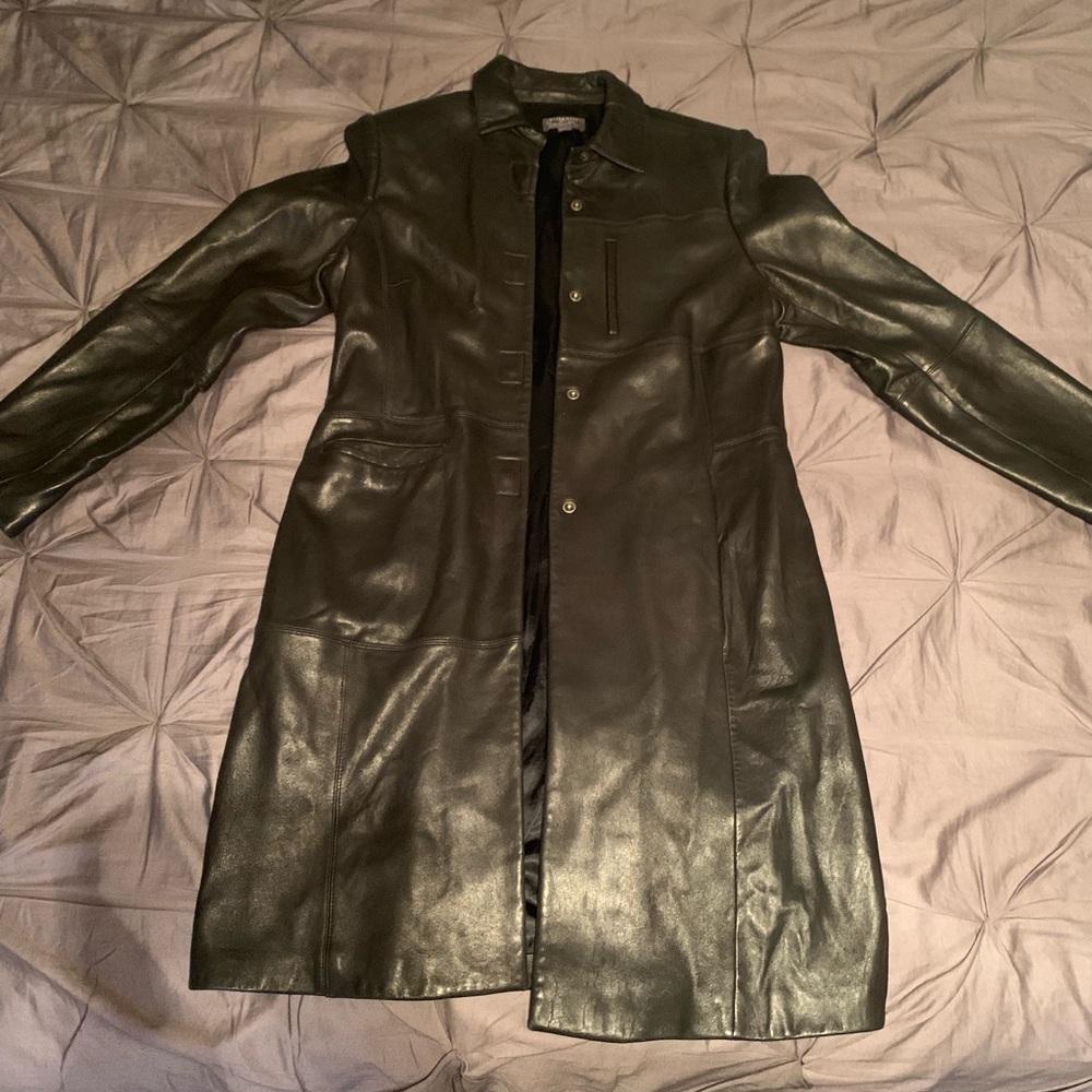 Black Vintage Leather Jacket